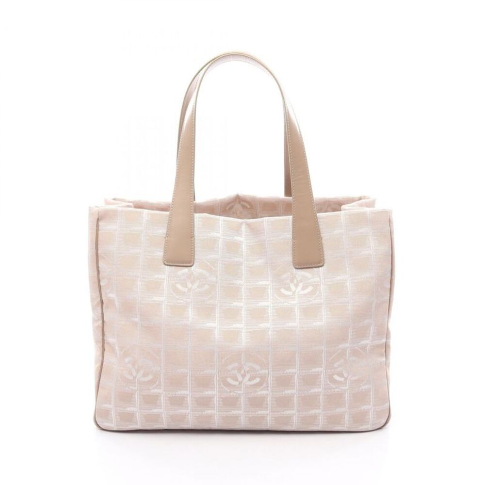 CHANEL New Travel Line Nylon Canvas Tote Bag
